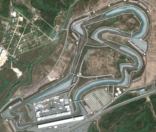 Imagen aérea circuito Istanbul Park