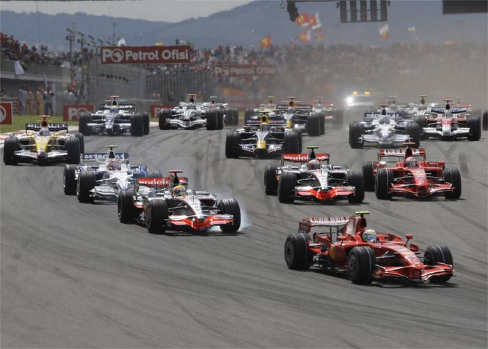 Salida Gran Premio Turquia 2008 - Formula 1 - Formula F1