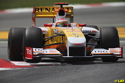 Alonso en el Gran Premio de España de 2009