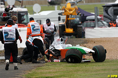 Fuerte accidente el que ha sufrido Adrian Sutil