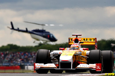 Alonso entró con más holgura en la Q3, pero parece que saldrá con bastante carga de gasolina