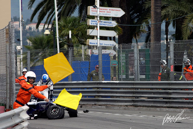Accidente de Rubens Barrichello en el GP de Mónaco 2010