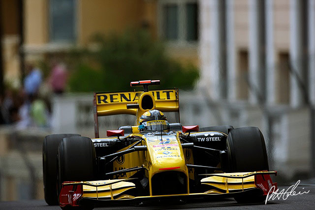Robert Kubica durante el GP de Mónaco 2010