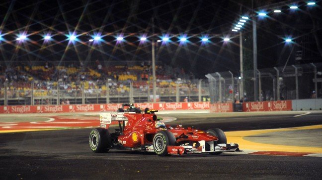 Fernando Alonso en Singapur 2010