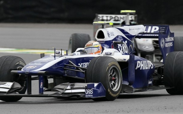 Nico Hulkenberg en la calificación del GP de Brasil 2010