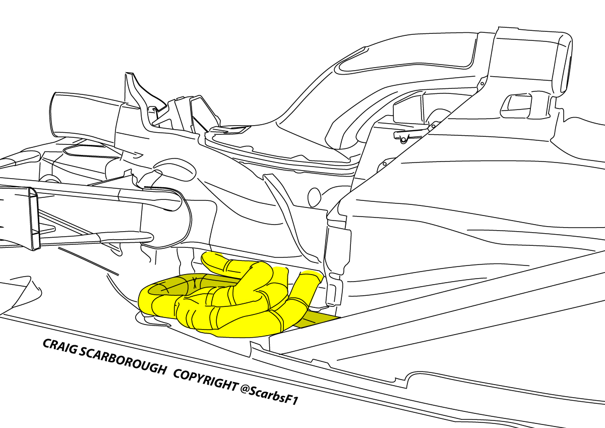 Los misteriosos escapes del McLaren MP4-26