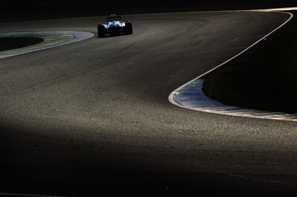 Sergio Perez en los tests de pretemporada 2011 en Jerez