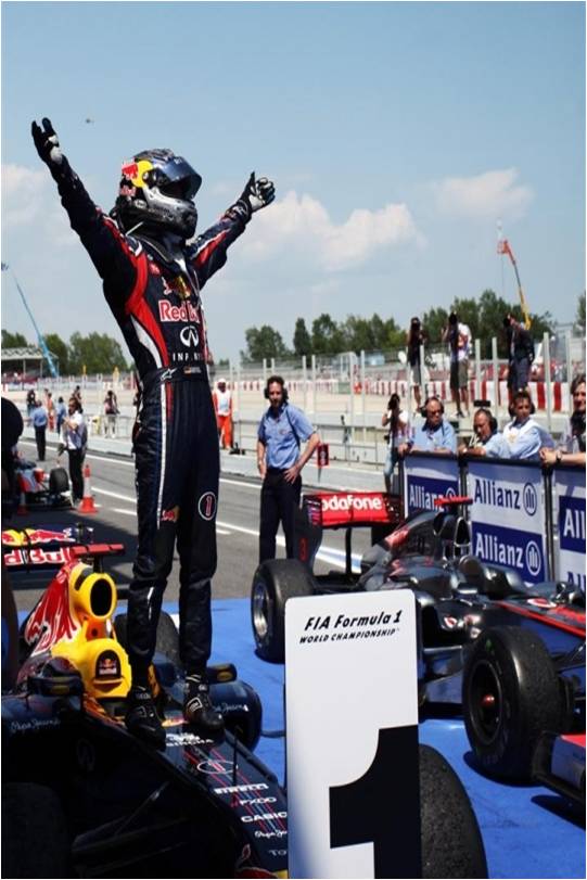 Vettel winner GP España