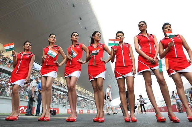 Las chicas del GP de India 2011