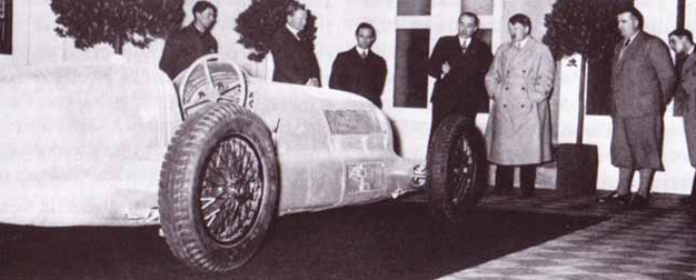 Presentación del Mercedes a los jerarcas nazis. 1934