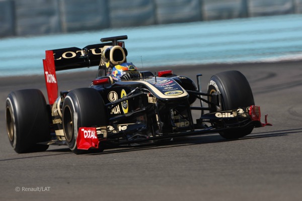 Robert Wickens en los tests de jóvenes pilotos de Abu Dhabi 2011