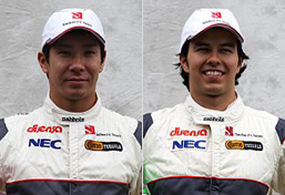 kamui Kobayashi y Sergio Perez