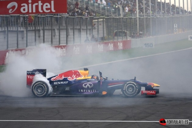 vettel donuts 2013