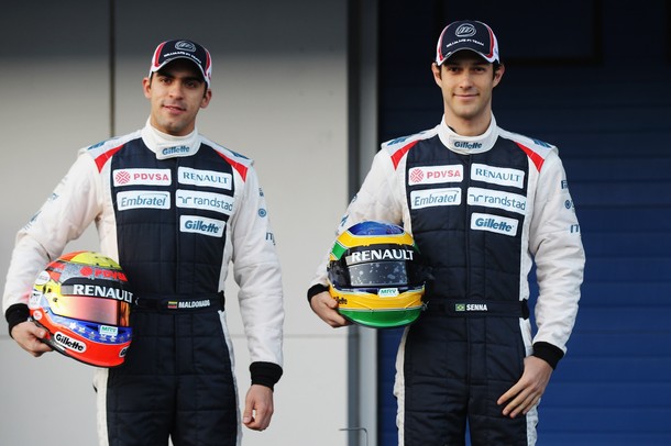 Pastor Maldonado y Bruno Senna