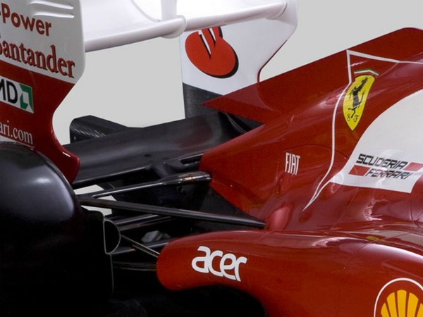 Suspensión trasera del Ferrari F2012