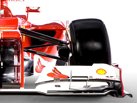 Frontal del Ferrari F2012