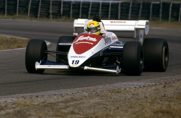 Ayrton Senna con el Toleman en 1984