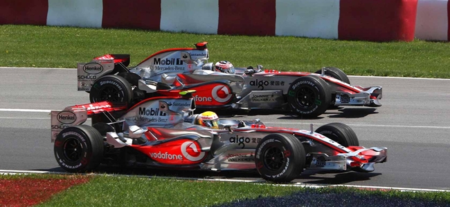 Fernando Alonso, Lewis Hamilton, McLaren Mercedes 2007