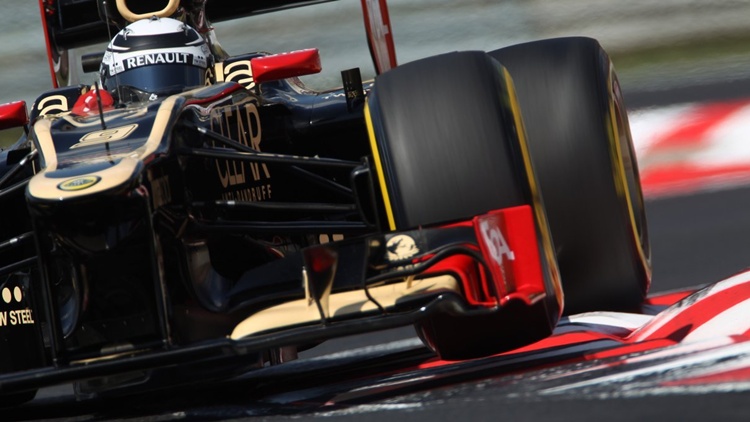 Kimi Raikkonen con el Lotus en 2012