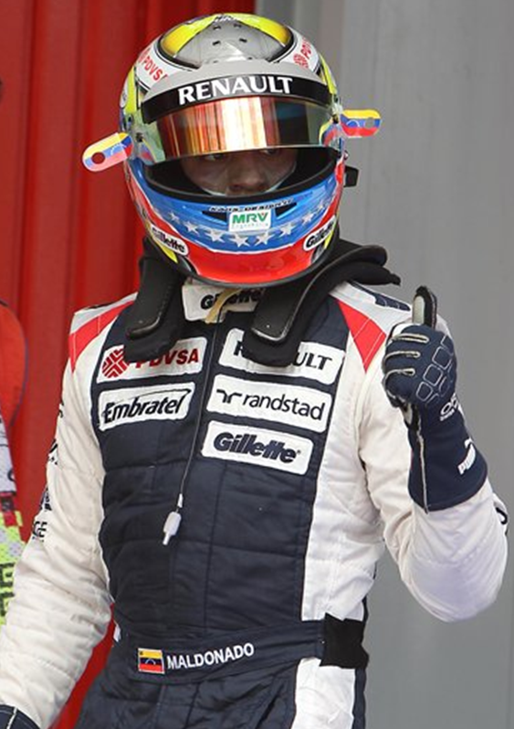 Maldonado segundo en Calificación GP España 2012