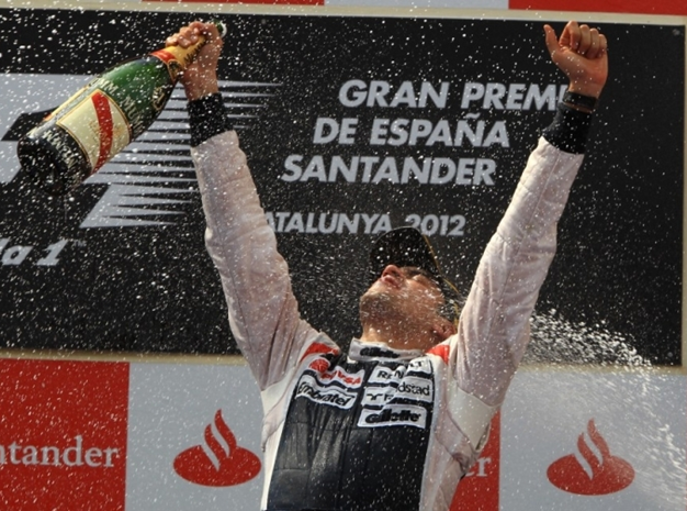 Pastor Maldonado vencedor. GP España 2012