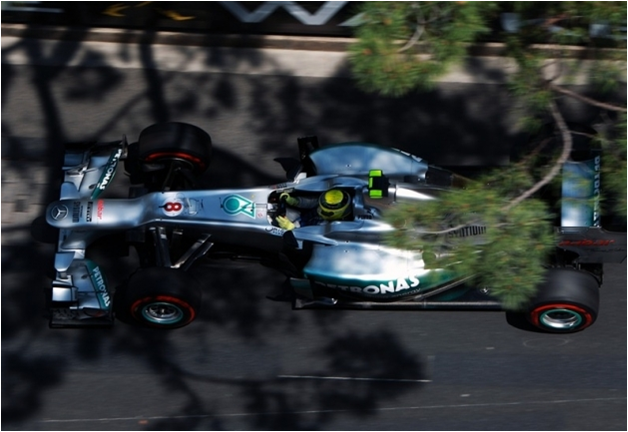 Rosberg. GP. de Mónaco 2012