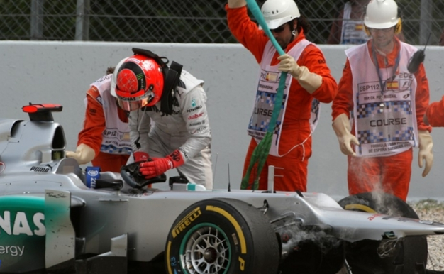 Schumacher. GP España 2012