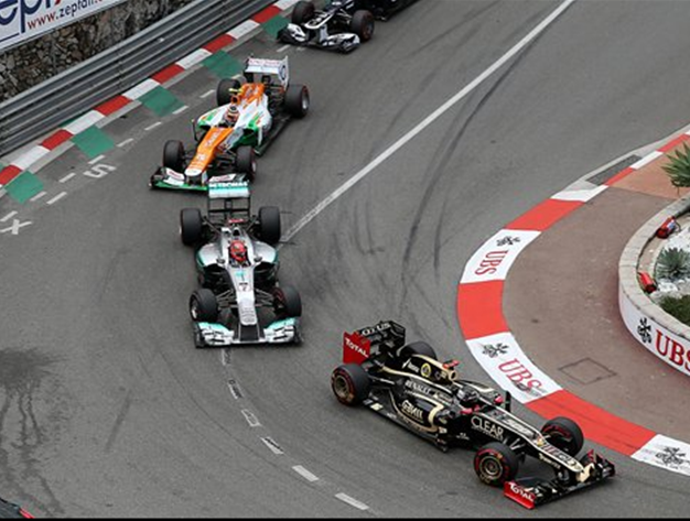 Típico trenecito. GP Mónaco 2012