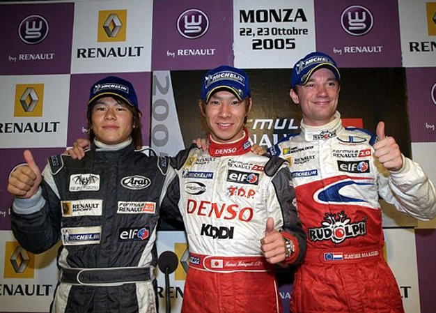 Kobayashi campeón de la Fórmula Reault 2.0. Italia 2005