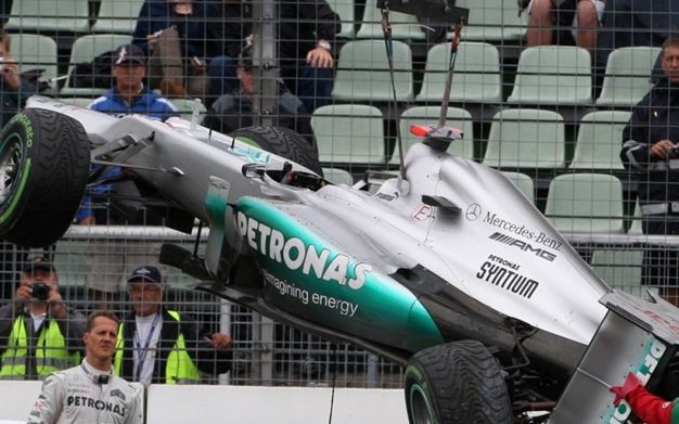 Schumacher. GP Alemania 2012