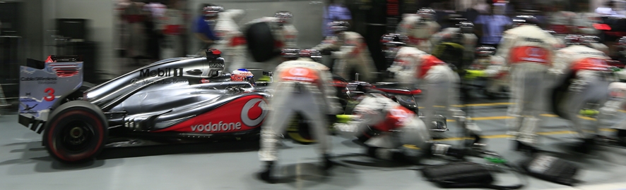 Jenson Button queda segundo en Singapur 2012