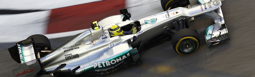 Nico Rosberg en el GP de Singapur 2012