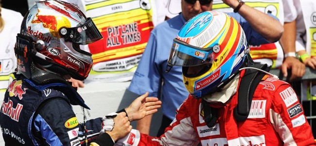 Fernando Alonso and Sebastian Vettel 