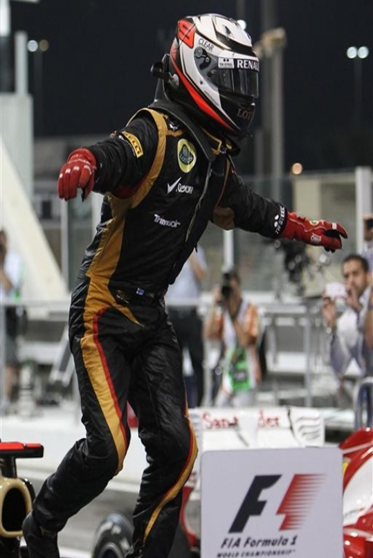 K. Raikkonen vence en Yas Marina. GP Abu Dabi 2012