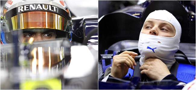 Maldonado y Bottas 2013 Williams 