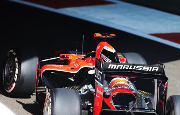 Marussia de Glock. GP Abu Dabi 2012