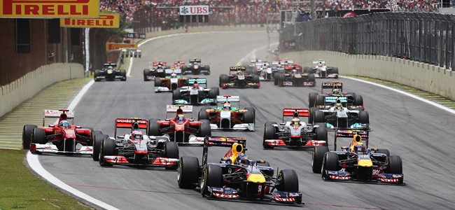 Salida GP Brasil 2011 F1