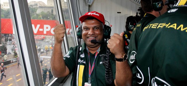 Tony Fernandes, Caterham F1 Team, Monaco 2012