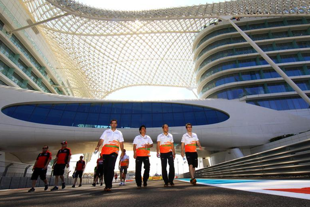 Yas Marina. GP Abu Dabi 2012