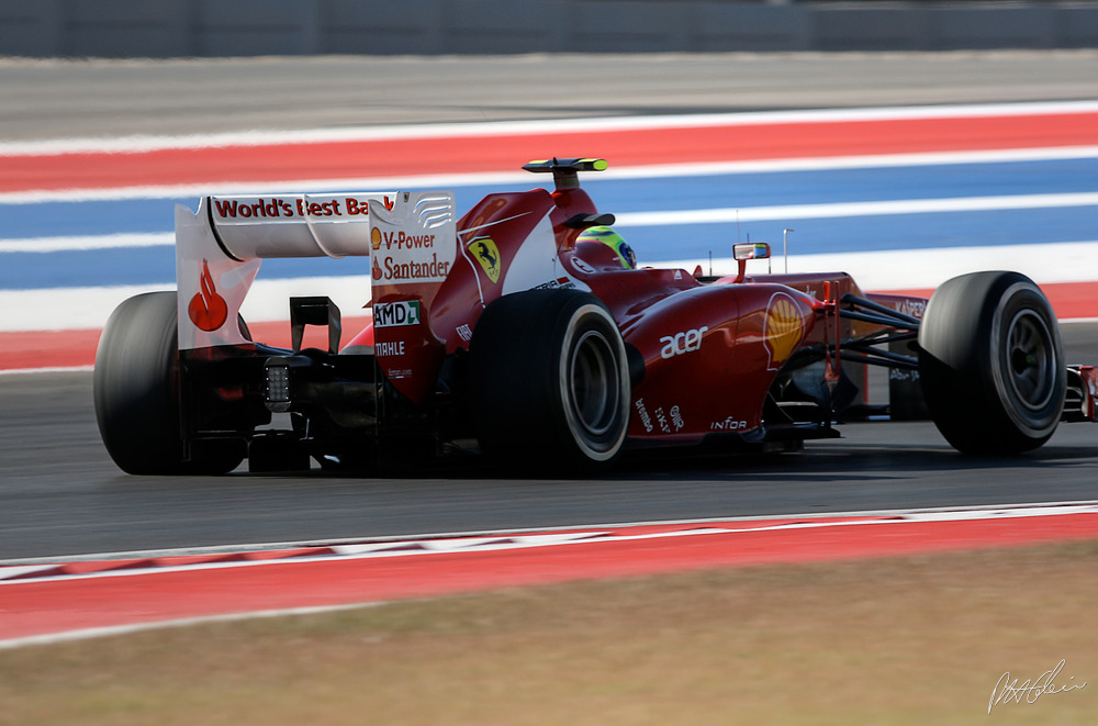 Felipe Massa durante el GP de EE.UU. 2012