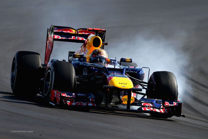 Sebastian Vettel durante el GP de EE.UU. 2012