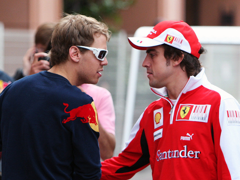 Sebastian Vettel y Fernando Alonso