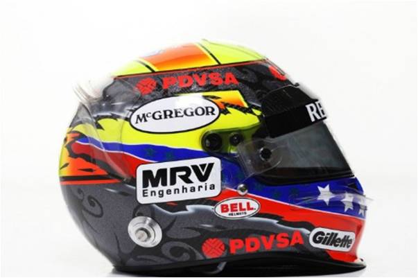 Casco 2012 Pastor  Maldonado