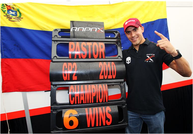Pastor Campeón de la GP2 con Rapax Team. Monza, 2010