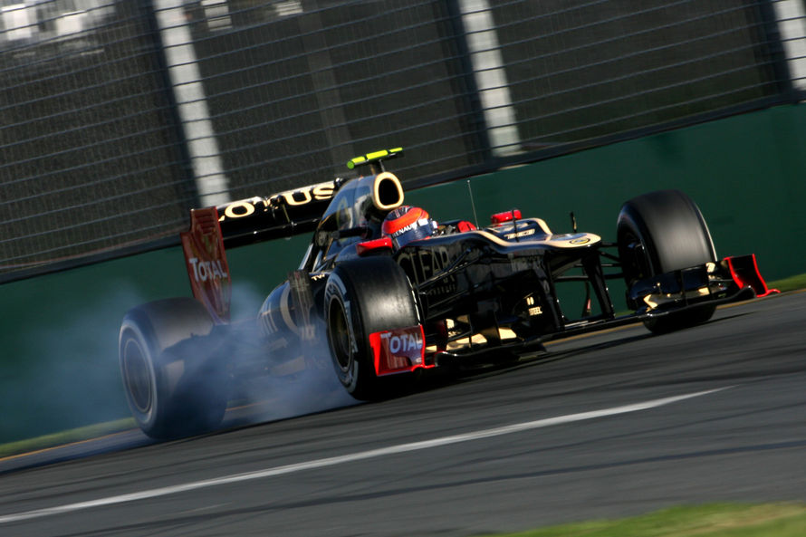 Romain Grosjean en el GP de Australia 2012