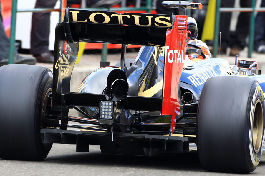 Doble DRS de Lotus en 2012