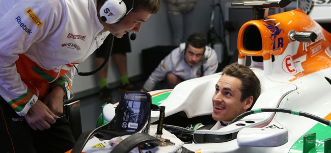 Adrian Sutil, 2013, test Force India