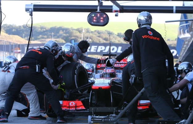 Button. Test Jerez 2013