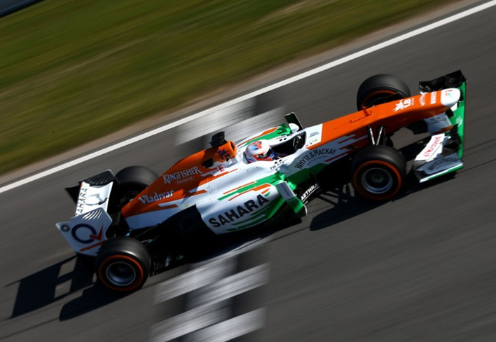 Di Resta. 1º Test Barcelona 2013