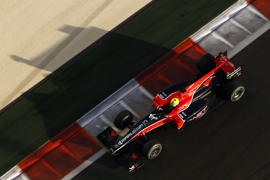 El Virgin de Razia en los test de Yas Marina